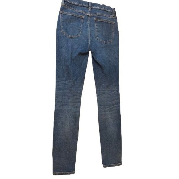 J. Crew Womens Jeans Mercantile Skinny Leg Mid Rise Medium Wash Blue Size W28 - Picture 2 of 9